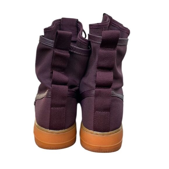 Nike SF AF1 Air Force 1 Shoes Tall Sneaker Boots in Deep Burgundy 12 - Picture 5 of 7